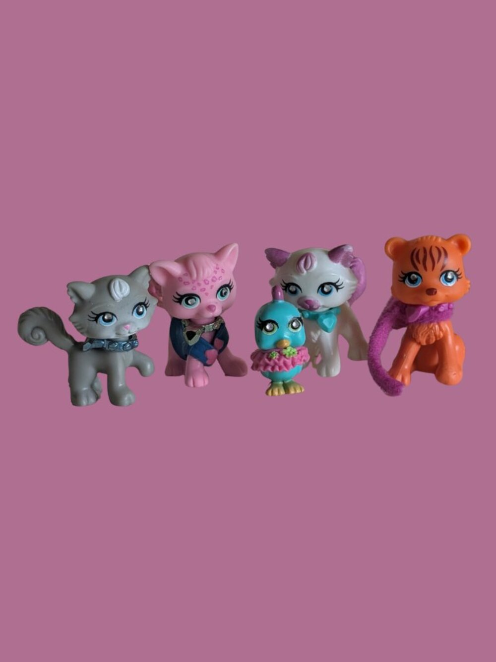 Polly Pocket Sparklin' Pets Lot of 5